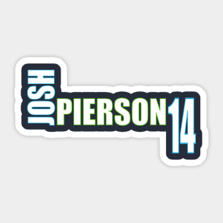 Josh Pierson '23 white text Sticker